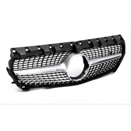 W117 cla ıçın uyumlu 2013-2015 cla ıçın uyumlu dıamond panjur - grı