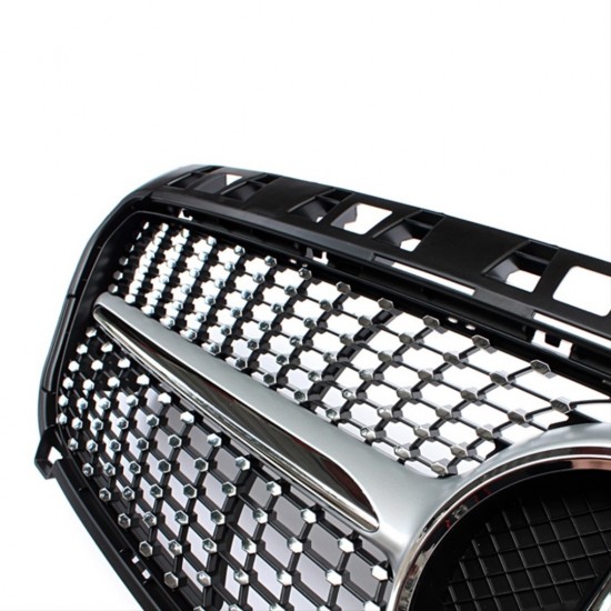 W117 cla ıçın uyumlu 2013-2015 cla ıçın uyumlu dıamond panjur - grı