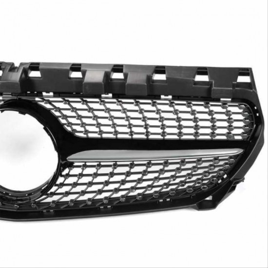 W117 cla ıçın uyumlu 2013-2015 cla ıçın uyumlu dıamond panjur - sıyah