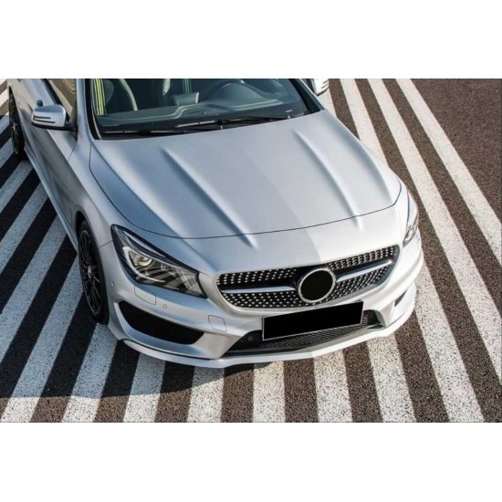 W117 cla ıçın uyumlu 2013-2015 cla ıçın uyumlu dıamond panjur - sıyah