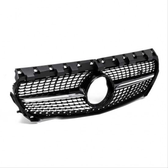 W117 cla ıçın uyumlu 2013-2015 cla ıçın uyumlu dıamond panjur - sıyah