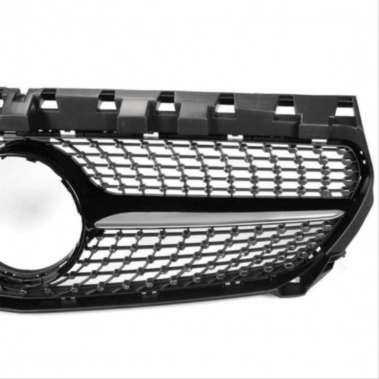 W117 cla ıçın uyumlu 2016-2018 cla ıçın uyumlu dıamond panjur - sıyah