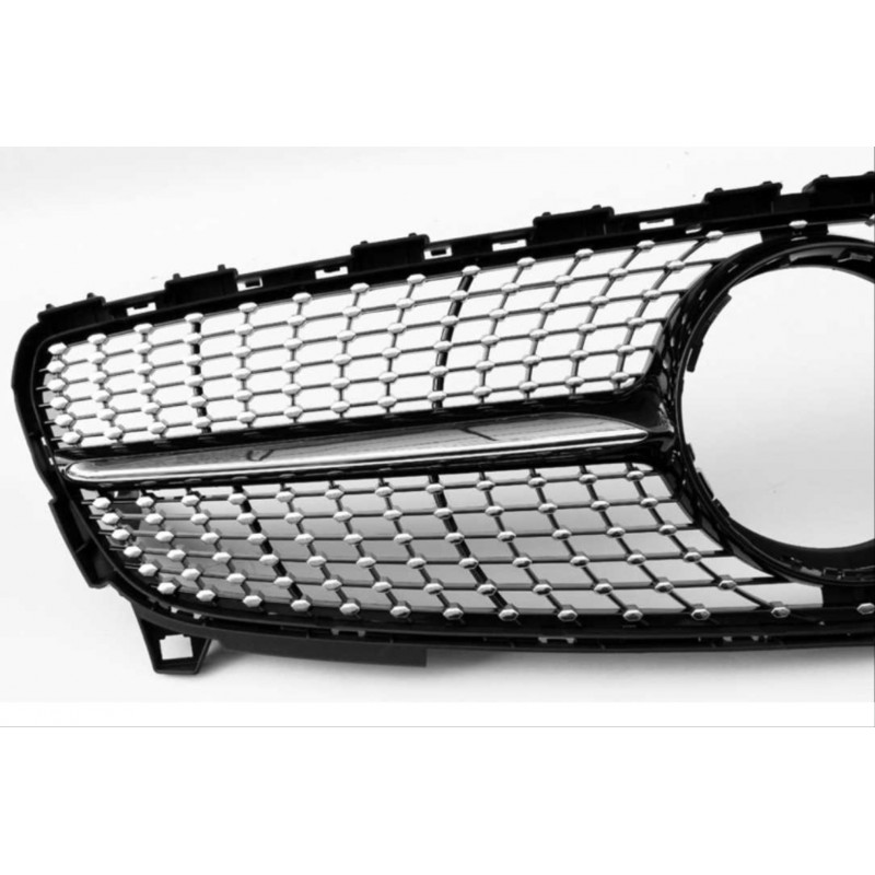 W176 (2016-2018) a serısı ıçın uyumlu dıamond panjur - sıyah