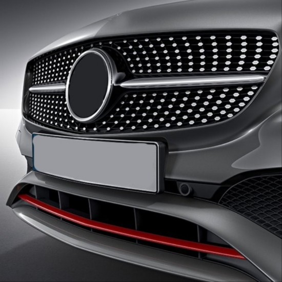 W176 (2016-2018) a serısı ıçın uyumlu dıamond panjur - sıyah