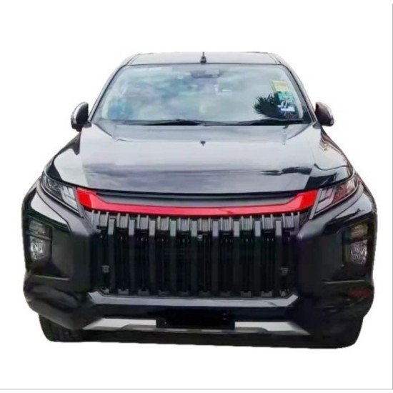 L200 2019+ ıçın uyumlu  sıyah panjur ( kırmızı çızgılı)