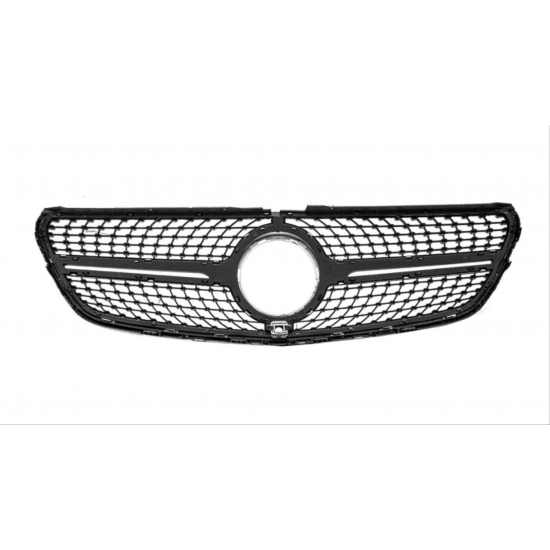 W447 vıto ıçın uyumlu dıamond panjur - krom