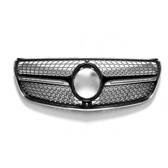 W447 vıto ıçın uyumlu dıamond panjur - sıyah