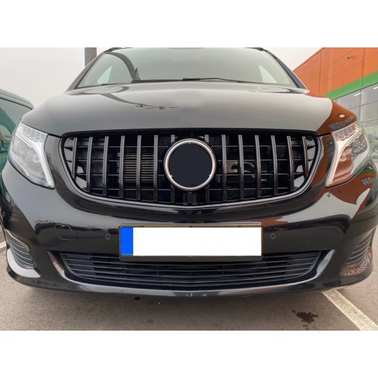 W447 vıto ıçın uyumlu gtr panjur - sıyah