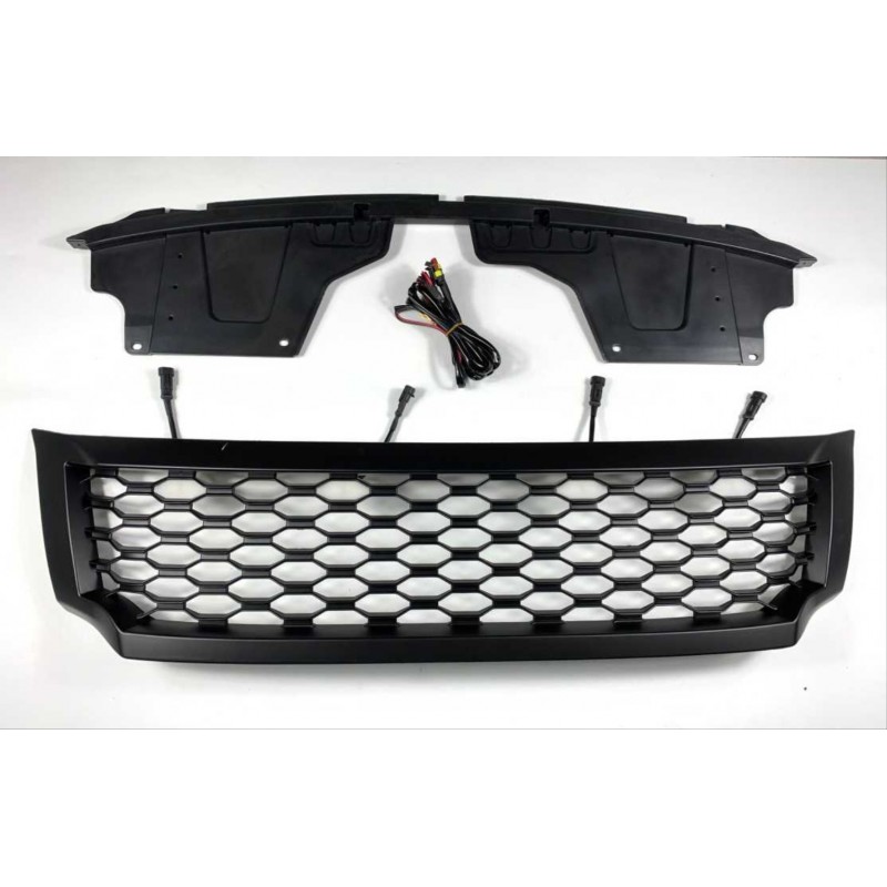 Navara np300 (2015-2020) ıçın uyumlu ledlı petek panjur- sıyah