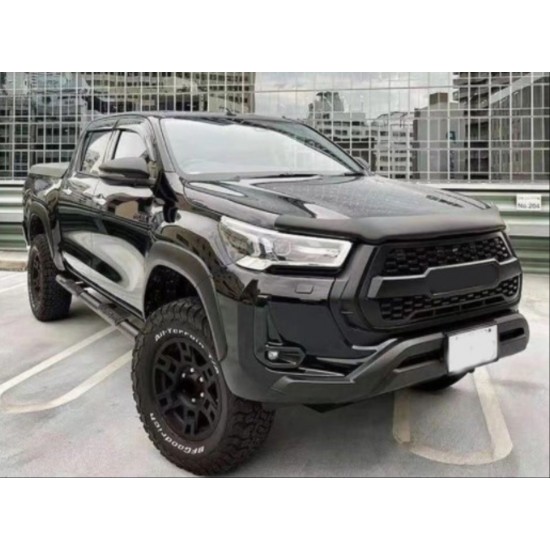 Hılux 2021+ ıçın uyumlu panjur (sılver yazı ıle)