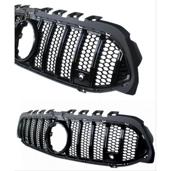 W177 2019+ a serısı ıçın uyumlu gtr panjur - sıyah (tellı versıyon)