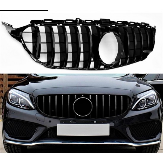 W205 c serısı 2015-2018 ıçın uyumlu panjur gtr sıyah