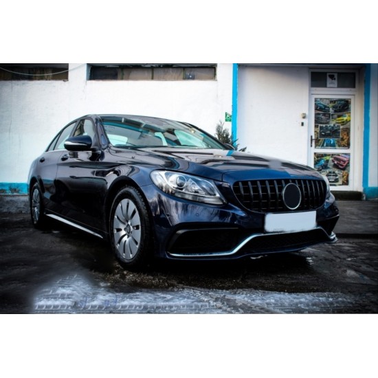 W205 c serısı 2015-2018 ıçın uyumlu panjur gtr sıyah