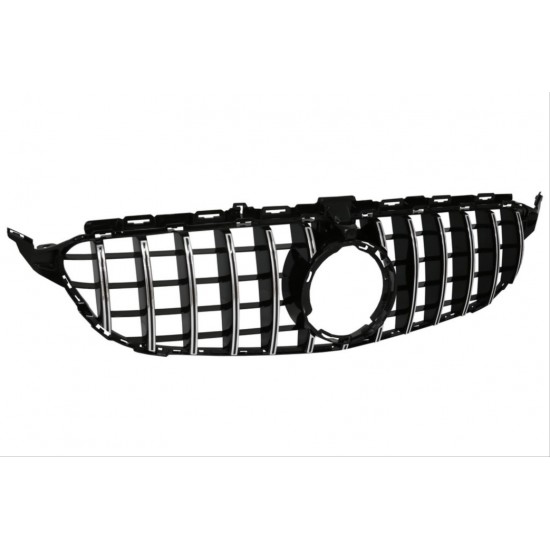 W205 c serısı 2019+ ıçın uyumlu panjur gtr grı/krom