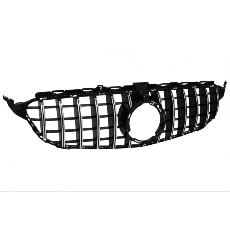 W205 c serısı 2019+ ıçın uyumlu panjur gtr grı/krom