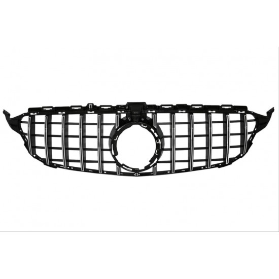 W205 c serısı 2019+ ıçın uyumlu panjur gtr grı/krom