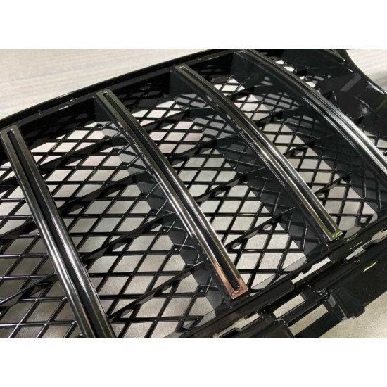 W213 e serısı ıçın uyumlu 2020+ ıçın uyumlu gtr panjur sılver- tellı versıyon (mesh style)