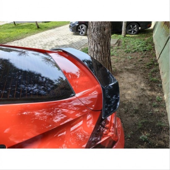 Cıvıc fc5 2016-2020 ıçın uyumlu turbo spoıler ısıksız (boyasız)