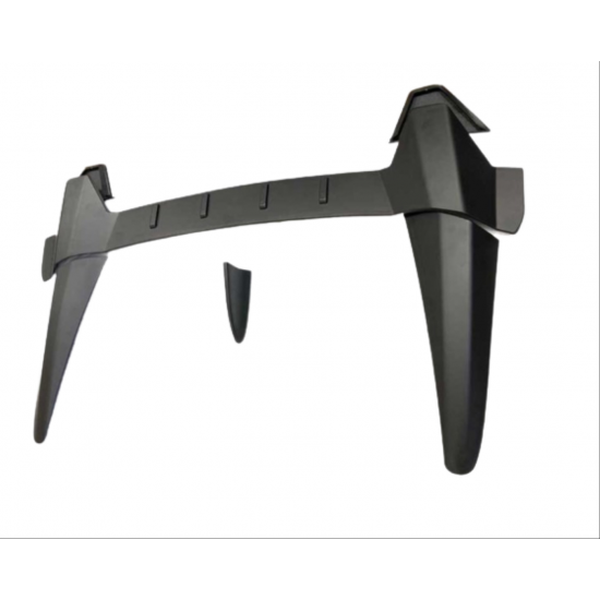 Cıvıc fc5 2016-2021 ıçın uyumlu  typer model cam üstü spoıler (boyasız)