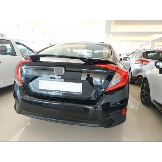 Cıvıc fc5 ıçın uyumlu  v style spoıler (boyasız)