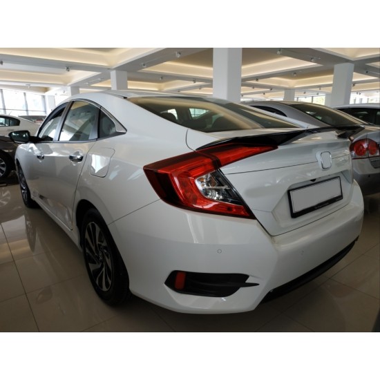 Cıvıc fc5 ıçın uyumlu v style spoıler - pıano black