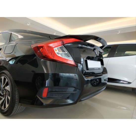 Cıvıc fc5 ıçın uyumlu v style spoıler - pıano black