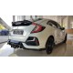 Cıvıc fk7 2016-2020 ıçın uyumlu hatchback spoıler dto boyasız