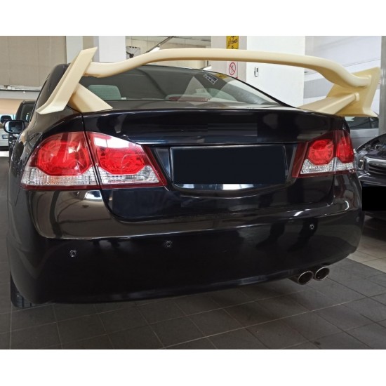 Cıvıc fd6 2006-2012 ıçın uyumlu typer spoıler (boyasız)