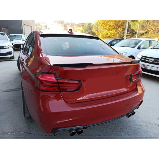 3 serısı f30 3/s ıçın uyumlu m4 gorunum spoıler (pıano black)