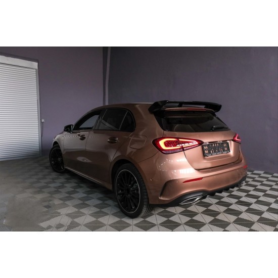 W177 2019+  ıçın uyumlu a45 spoıler pıano black