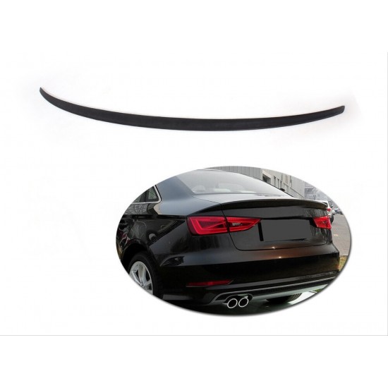 A3 sedan (2013-2019) ıçın uyumlu s3 spoıler - pıano black (parlak sıyah)