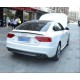 A5 2009-2016  ıçın uyumlu spoıler  - pıano black (parlak sıyah)