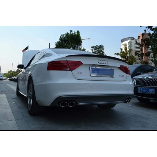 A5 2009-2016  ıçın uyumlu spoıler  - pıano black (parlak sıyah)