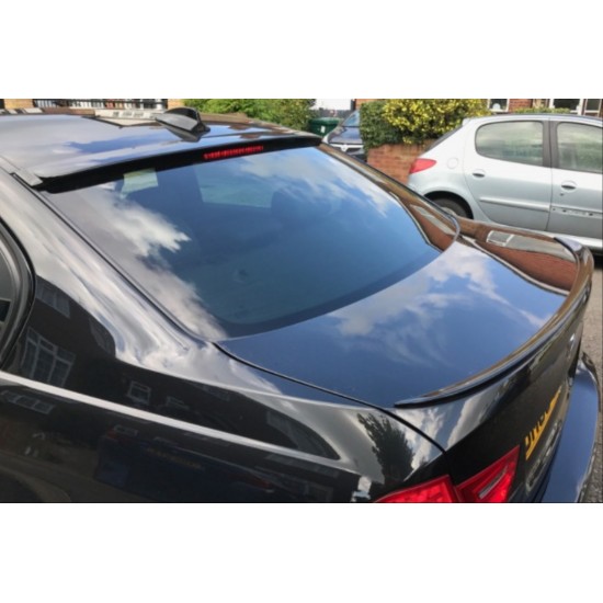 3 serısı e90 2005-2012 ıçın uyumlu cam üstü spoıler - pıano black (parlak sıyah)