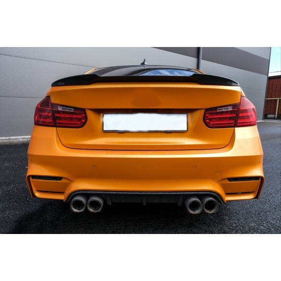 3 serısı ıçın uyumlu (2012-2018) f30 ıçın uyumlu m4 görünüm spoıler - pıano  black