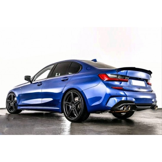 3 serısı g20 2019+ ıçın uyumlu psm spoıler    - pıano black (parlak sıyah)