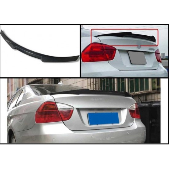 3 serısı e90 2005-2012 uyumlu m4 spoıler  - pıano black (parlak sıyah)
