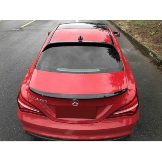 W117 cla 2013-2019 ıçın uyumlu spoıler - pıano black (parlak sıyah)