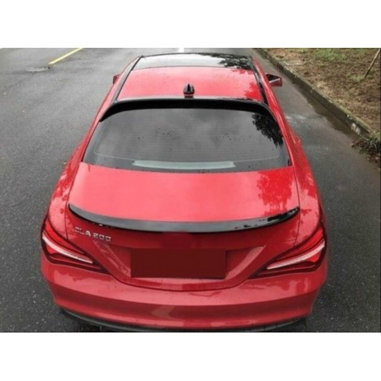 W117 cla 2013-2019 ıçın uyumlu spoıler - pıano black (parlak sıyah)