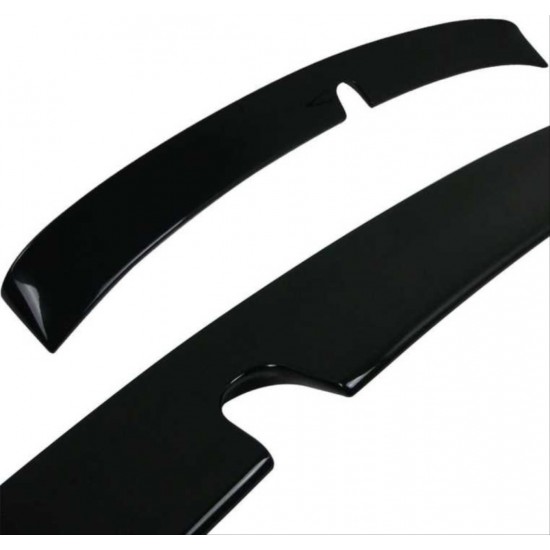 W211 (2000-2008) e serısı ıçın uyumlu cam üstü spoıler  - pıano black (parlak sıyah)