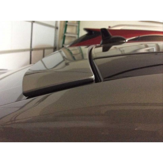 W212(2009-2015) e serısı ıçın uyumlu cam üstü spoıler   - pıano black (parlak sıyah)