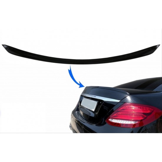 W213 2016-2019 e serısı ıçın uyumlu e63 spoıler pıano black