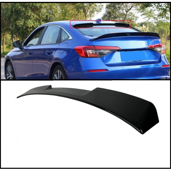 2022 cıvıc cam üstü ıçın rs spoıler - pıano black