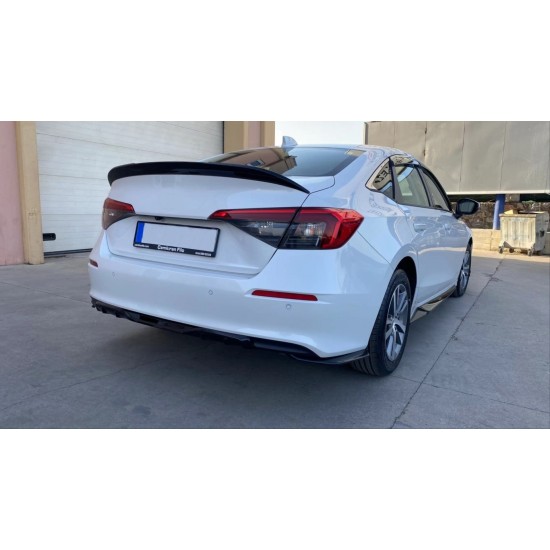 Cıvıc fe1 2022 ıçın uyumlu  aero spoıler - pıano black (parlak sıyah)