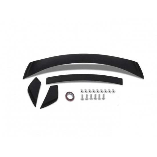 Mustang ıçın uyumlu 2015-2020 gt spoıler pıano black  (4 parça)