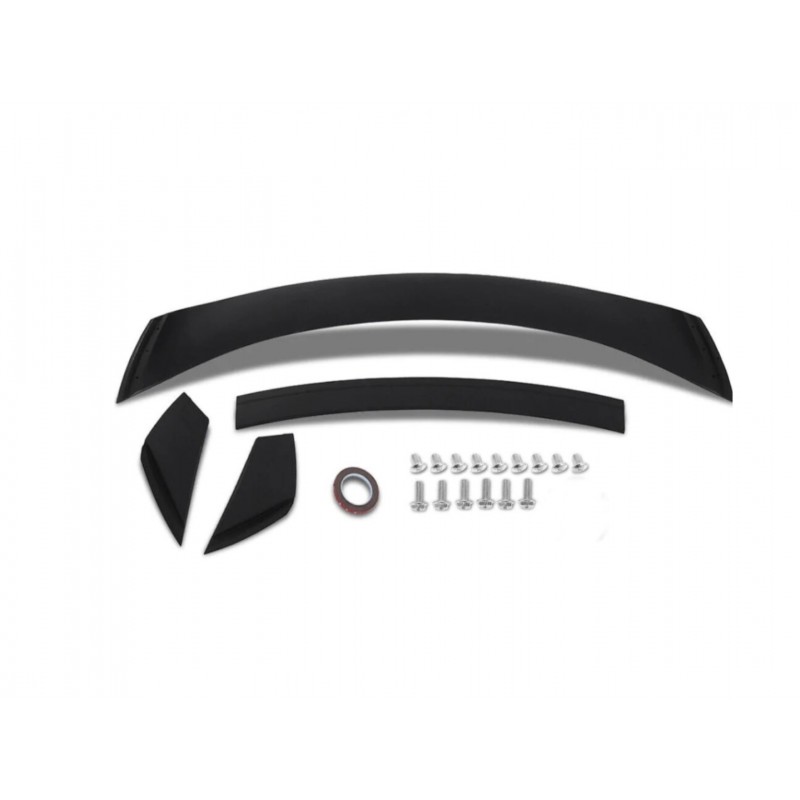 Mustang ıçın uyumlu 2015-2020 gt spoıler pıano black  (4 parça)