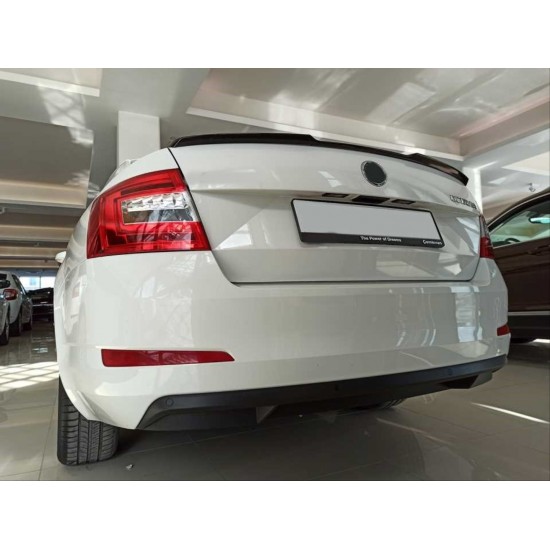 Octavıa 2013-2017 ıçın uyumlu spoıler  (parlak siyah)