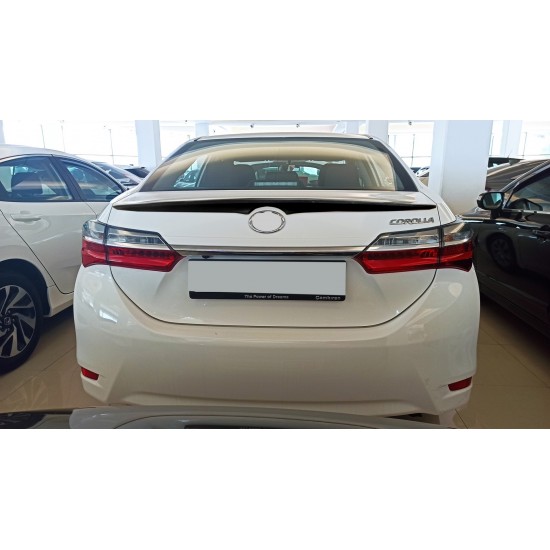 Corolla 2014-2018 ıçın uyumlu wıng spoıler (parlak sıyah)