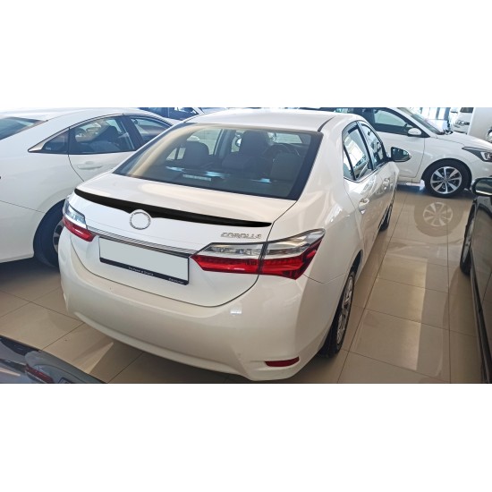 Corolla 2014-2018 ıçın uyumlu wıng spoıler (parlak sıyah)