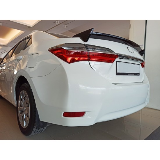 Corolla 2014-2018 ıçın uyumlu spoıler-trd genıs kenar (pıano black)